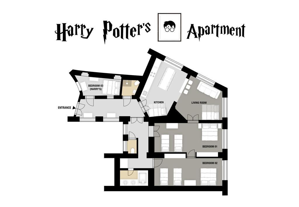 Amazing Harry Potter'S Apt. At Old Town Praag Buitenkant foto